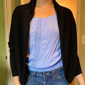 Womens Black Cardigan Philosophy